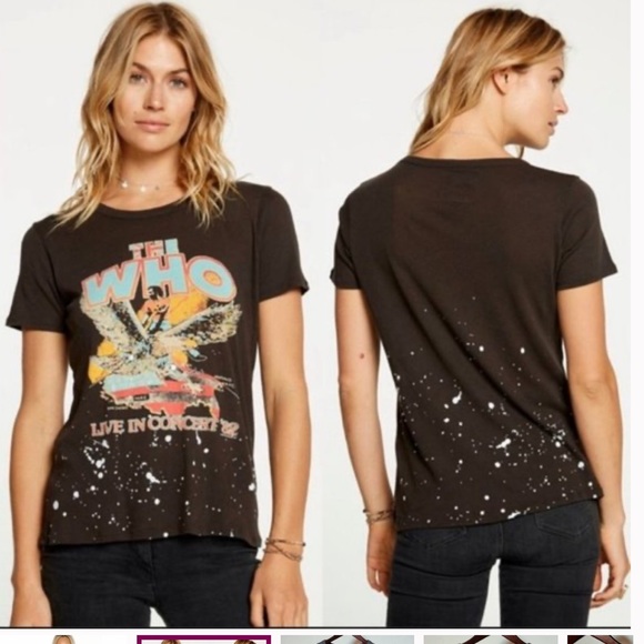 Chaser Revolve The Who In Concert 82 Vintage Style T Shirt - Picture 2 of 9